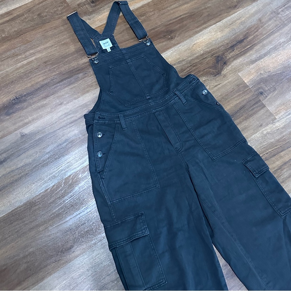 Aerie Women's Black/ Grey Overalls - Picture 7 of 9
